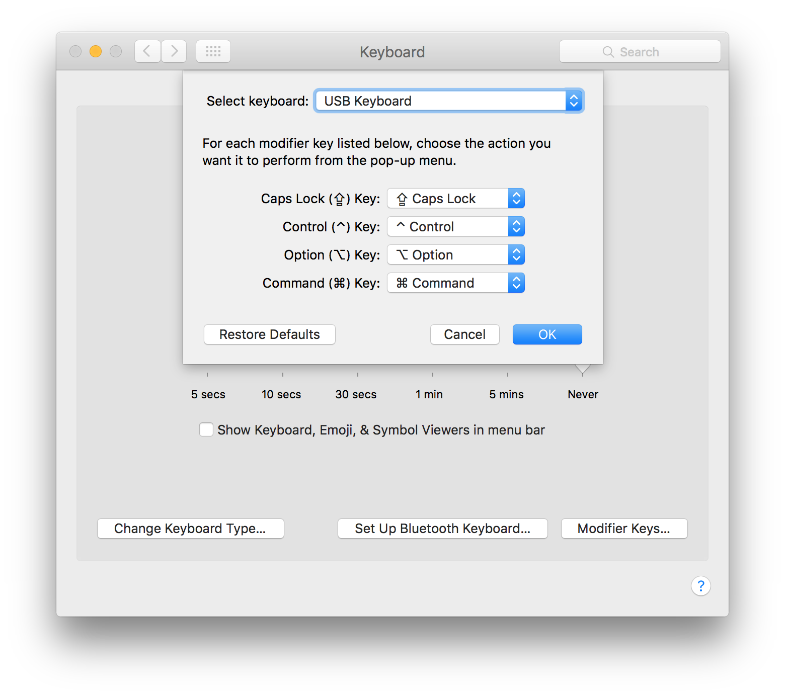Change Modifier Keys For A Specific App Mac